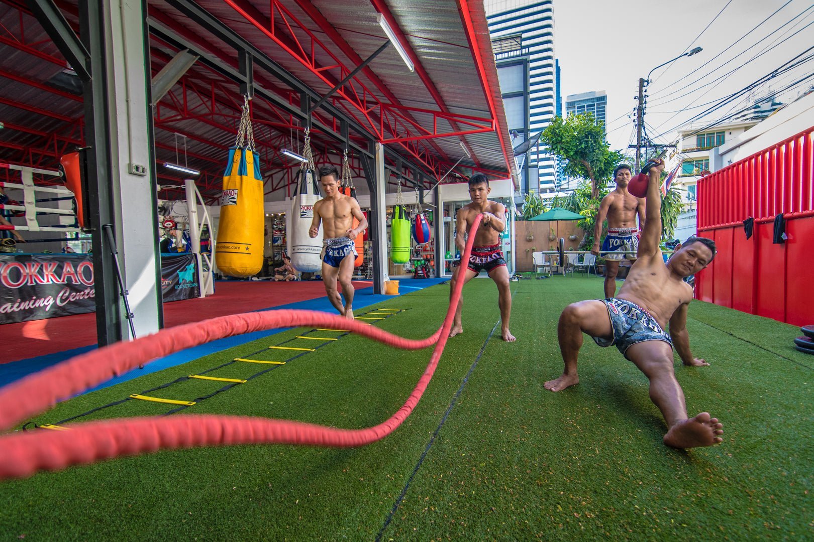 Modern Warrior Conditioning with the YOKKAO Fight Team!-YOKKAO
