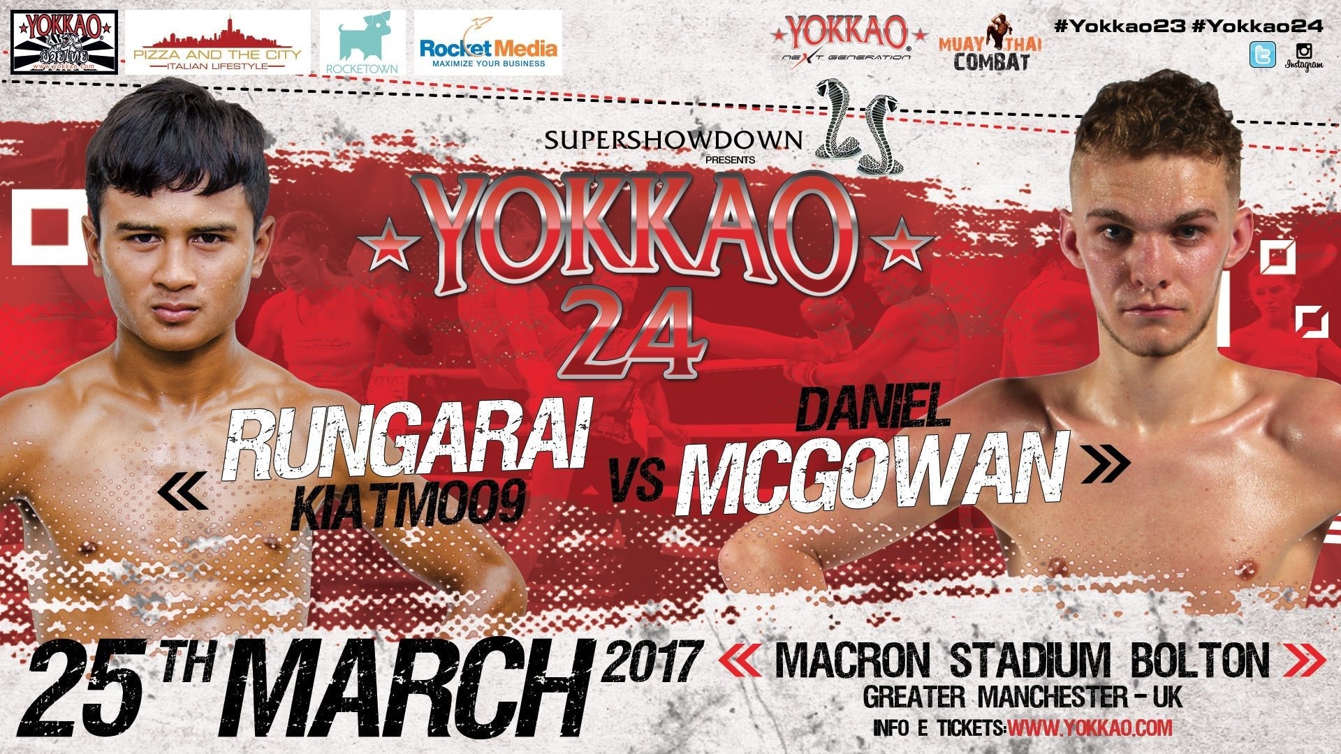 Rajadamnern Champion Rungarai Kiatmoo9 vs UK's Daniel McGowan set for YOKKAO 24!-YOKKAO