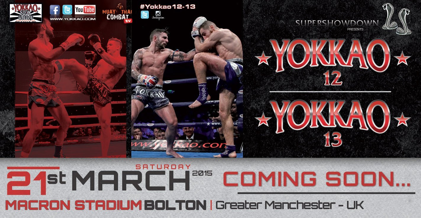 Yokkao 12 & Yokkao 13 confirmed for March 21st in Bolton!-YOKKAO