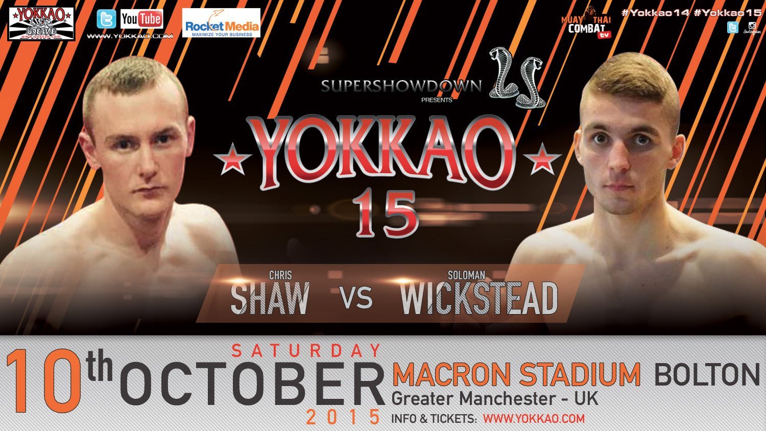 YOKKAO 15 Shaw vs Wickstead: UK no.1 Spot is Coming Back to Scotland!-YOKKAO