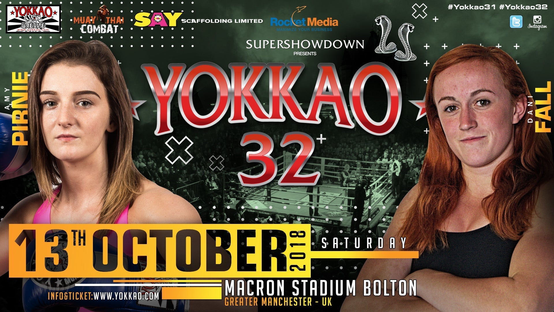 YOKKAO 32: Amy Pirnie vs Dani Fall For Number 1 Spot!-YOKKAO