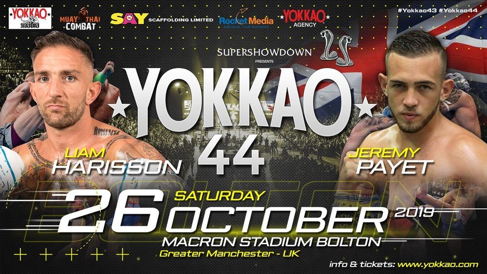 YOKKAO 44 Main Event: Liam Harrison vs Jeremy Payet-YOKKAO