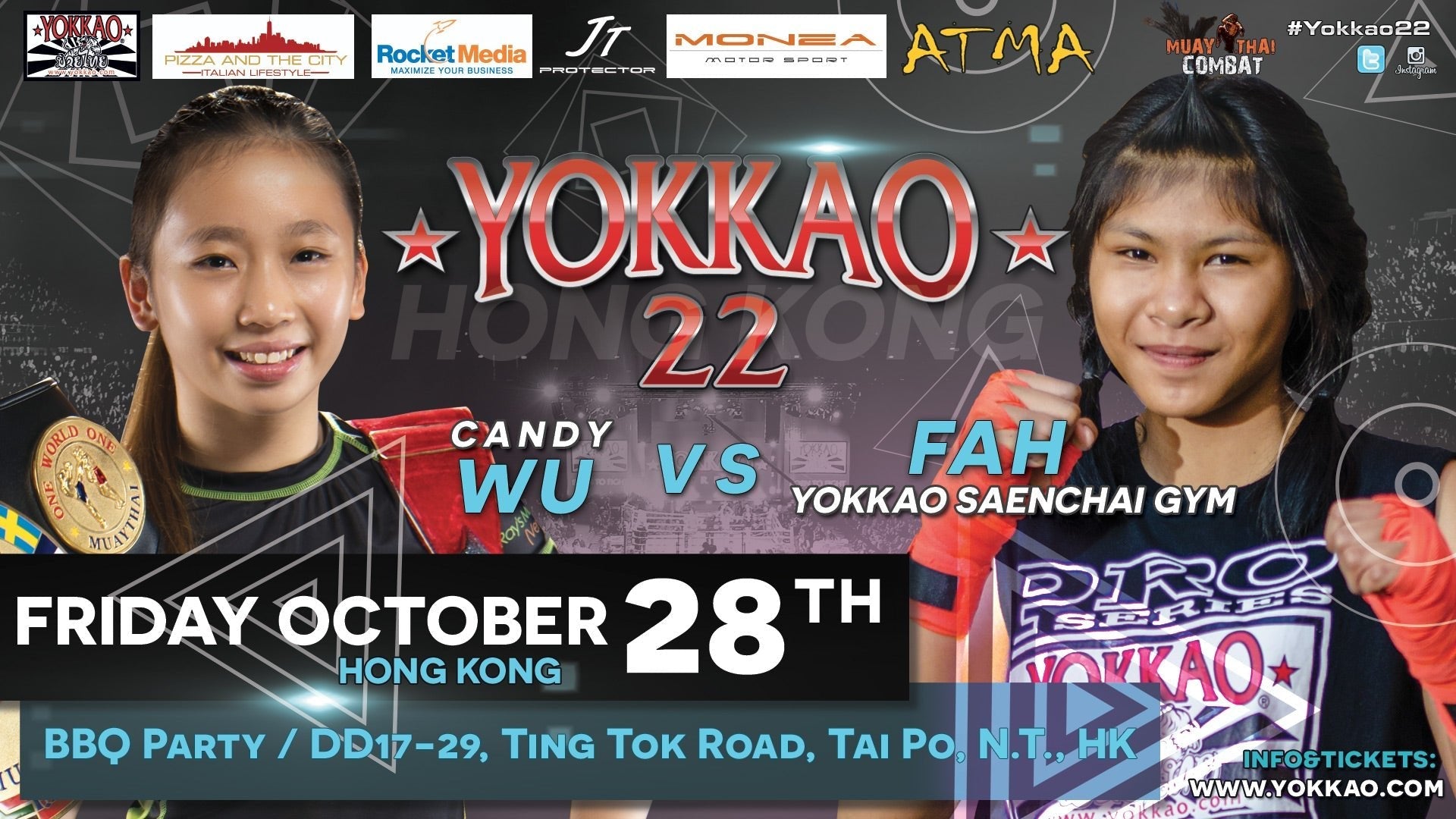 2 Gold Medalist Women’s Fight Added to YOKKAO 22 Hong Kong!-YOKKAO
