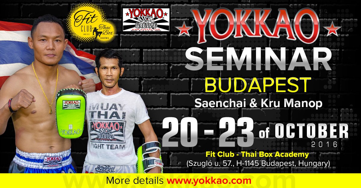 YOKKAO Hits Hungary with Saenchai and Kru Manop!