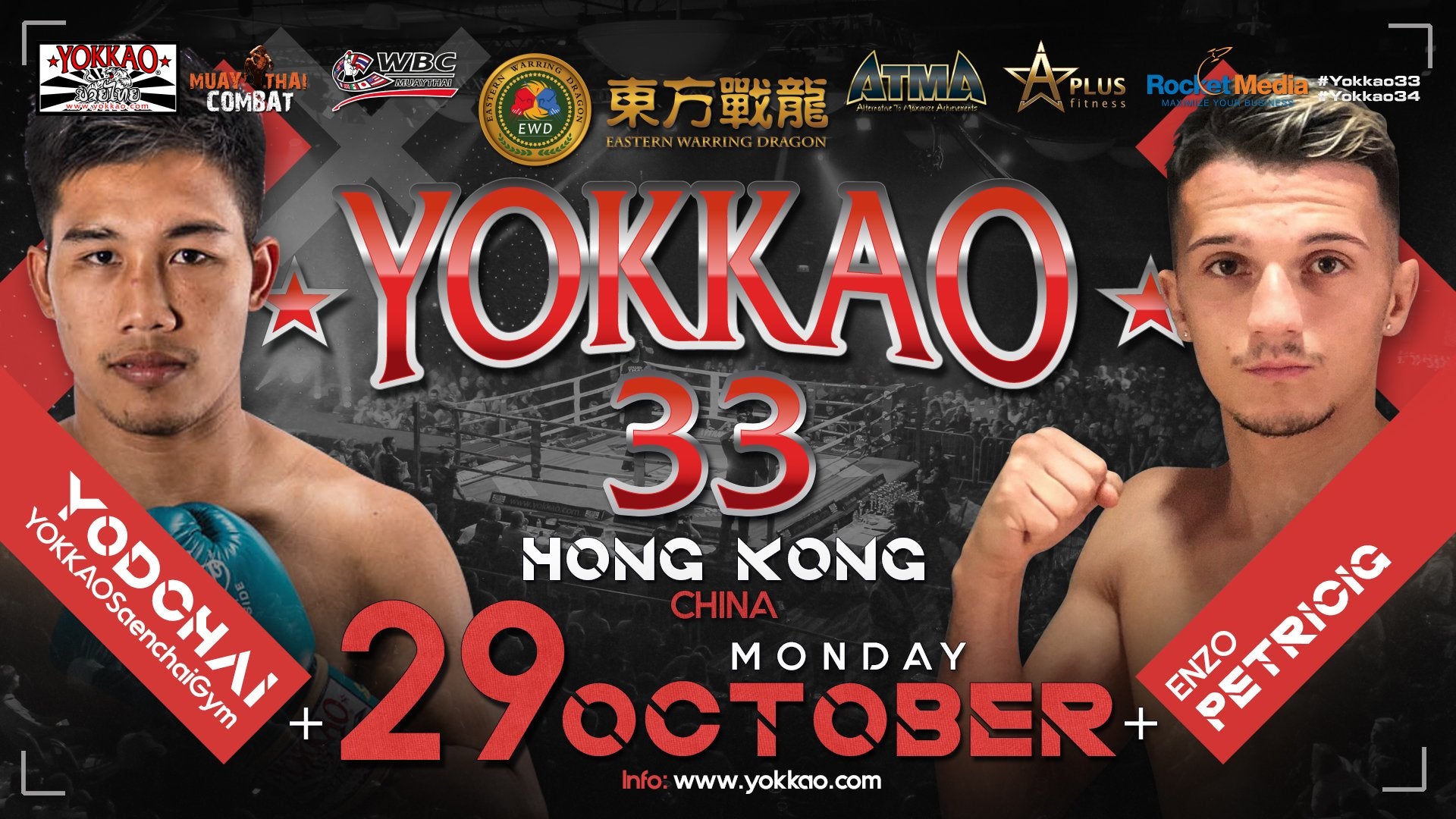 YOKKAO 33: Yodchai vs Enzo Petricig