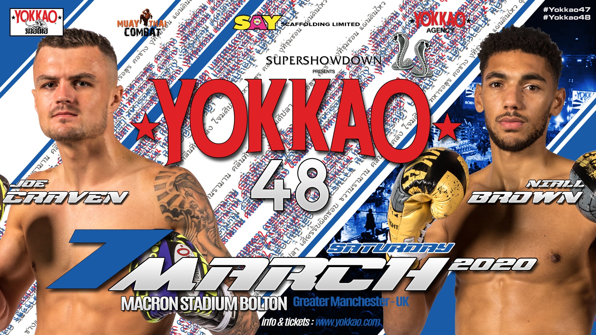 YOKKAO 48: Joe Craven vs Niall Brown