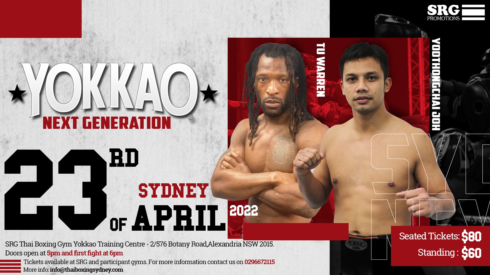 YOKKAO Next Generation Returns to Sydney on 23rd April