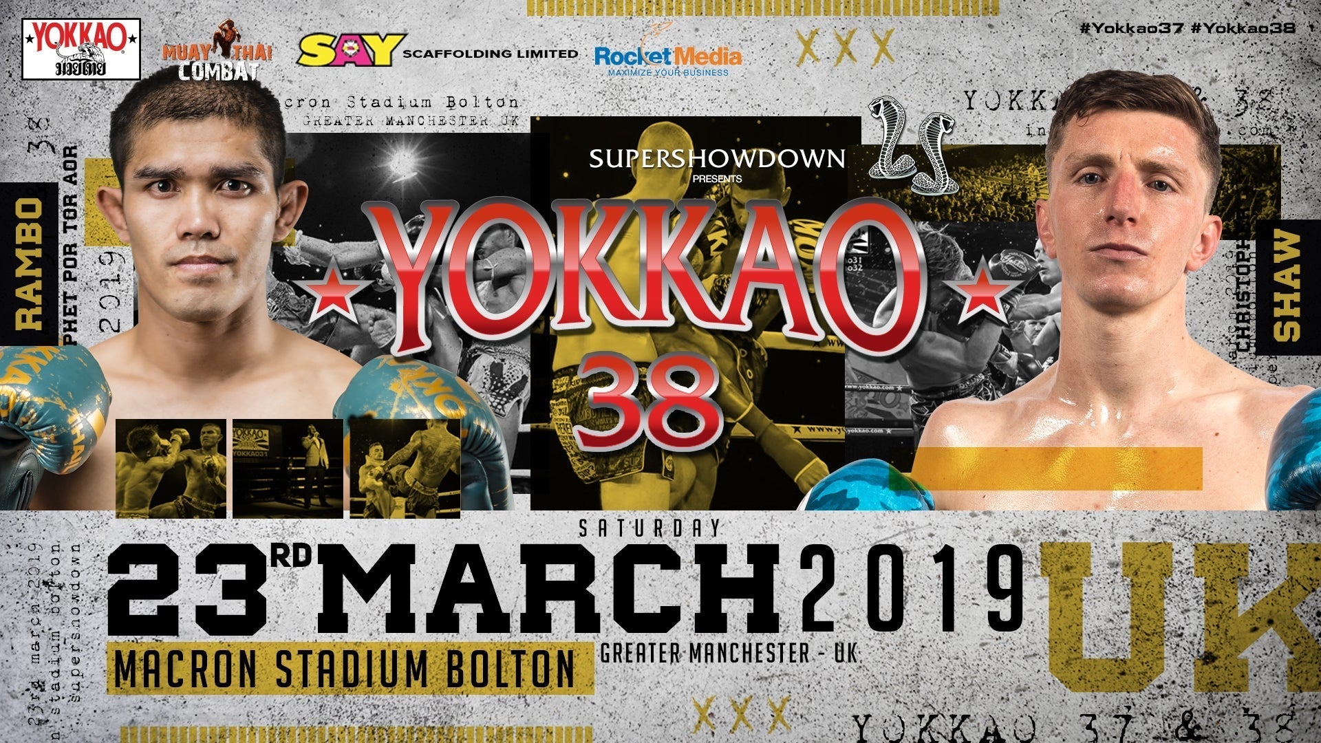 Christopher Shaw Steps In To Face Rambo For YOKKAO 38-YOKKAO