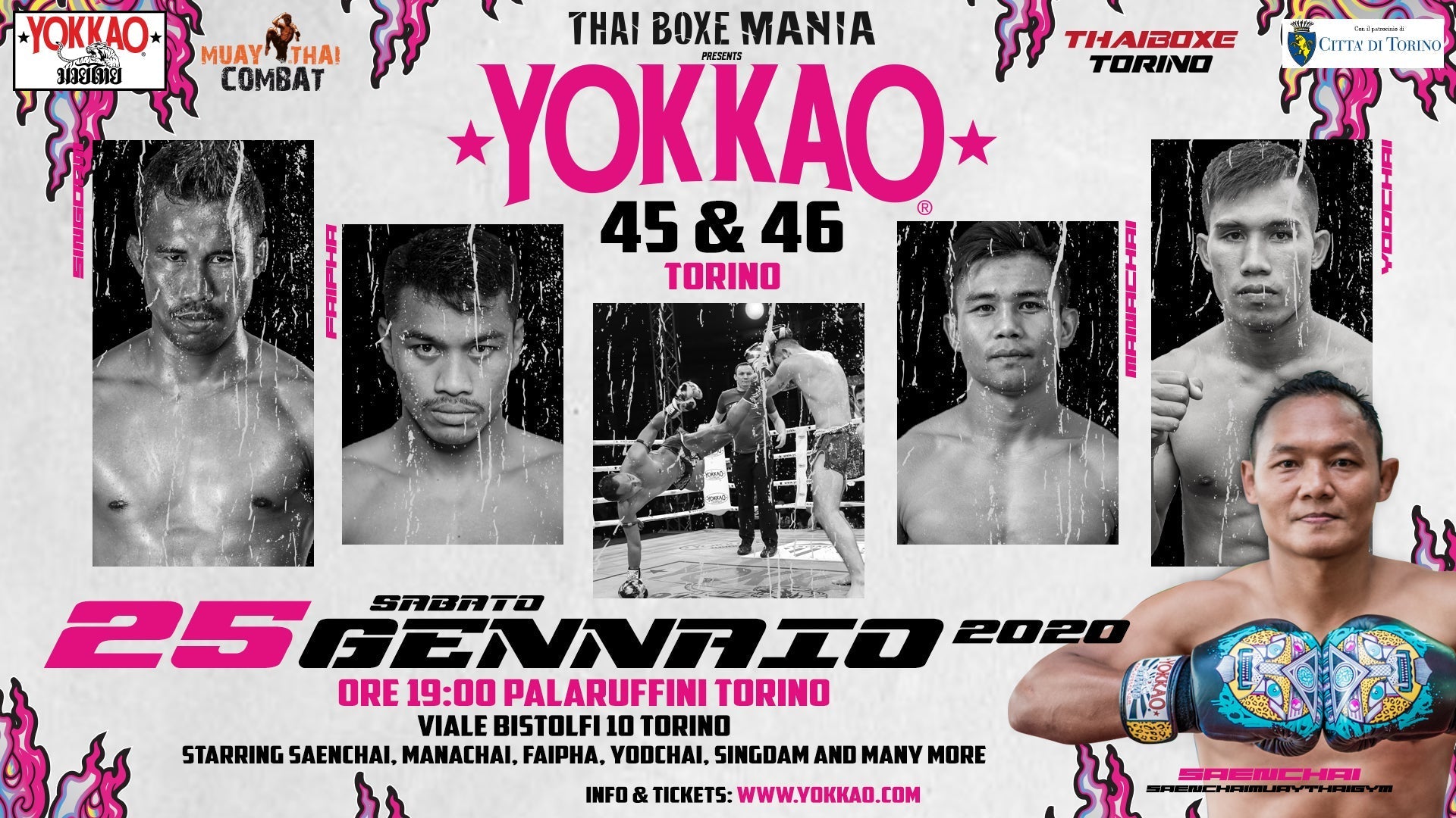 Full Fight Card Announced for YOKKAO 45-46-YOKKAO