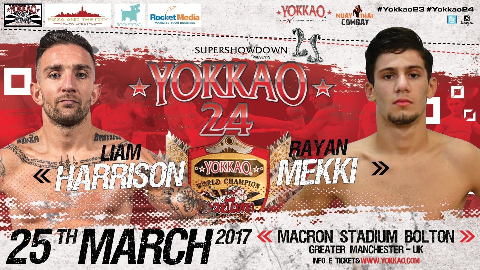 Liam Harrison set to defend the World Title against Rayan Mekki!-YOKKAO