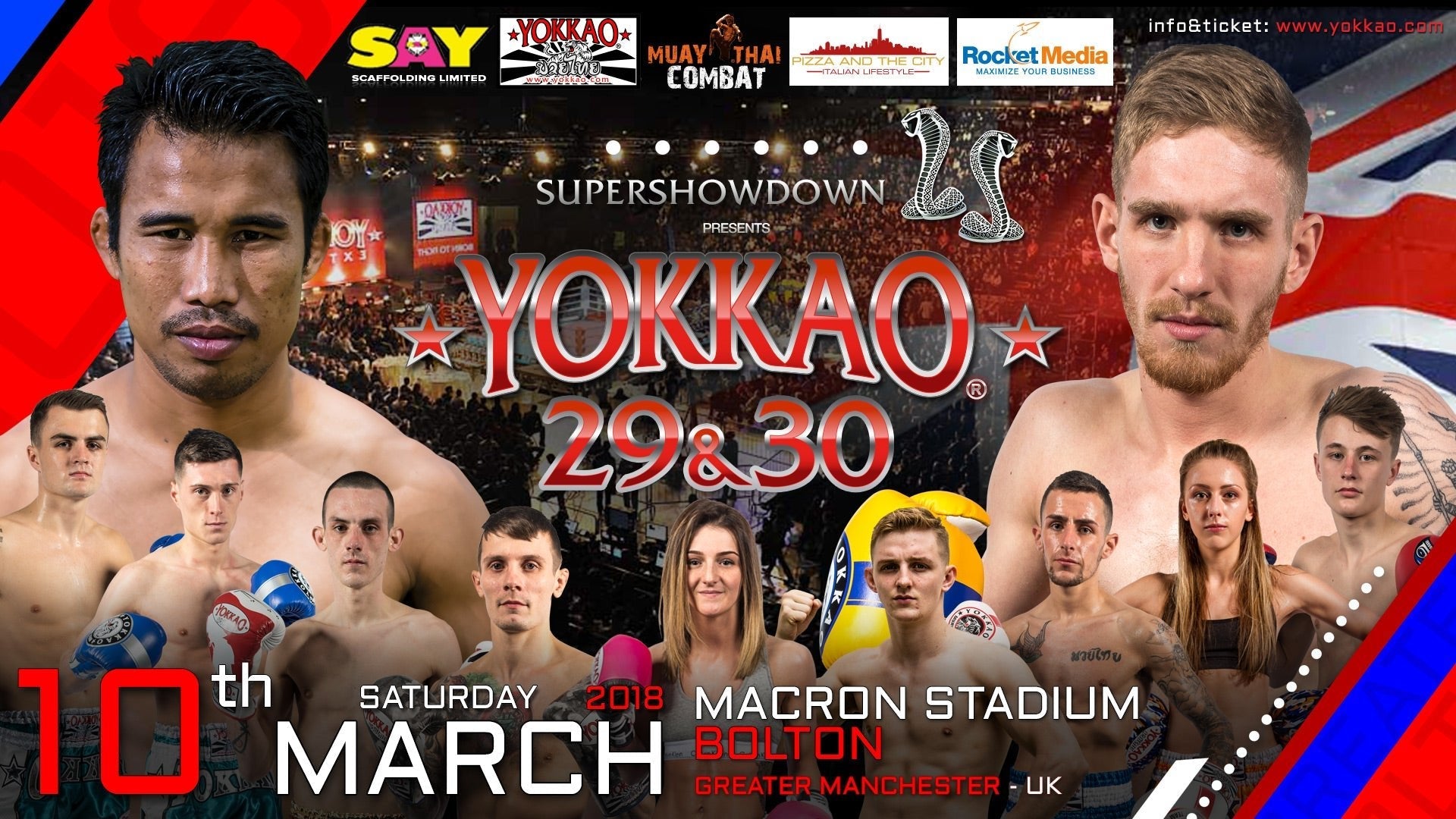 YOKKAO 29 - 30: Full Fight Card Released!-YOKKAO