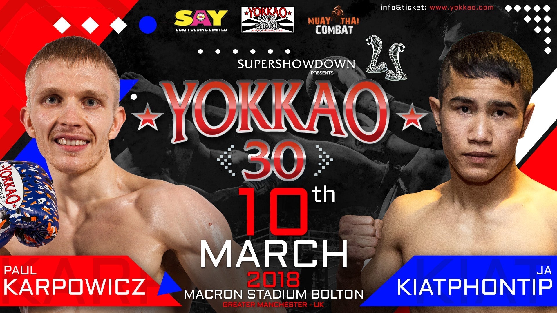 YOKKAO 30: Paul Karpowicz vs Ja Kiatphontip!-YOKKAO