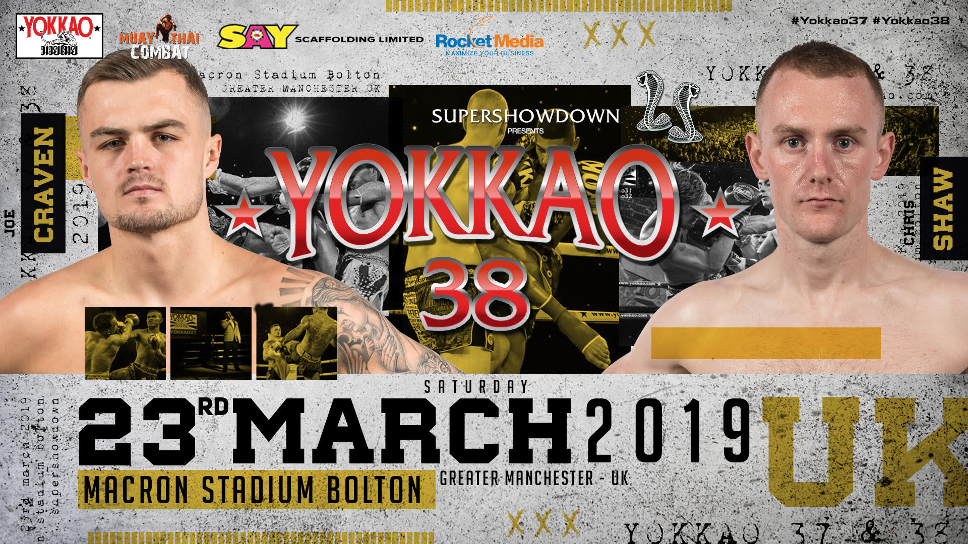 YOKKAO 38: Joe Craven vs Chris Shaw-YOKKAO