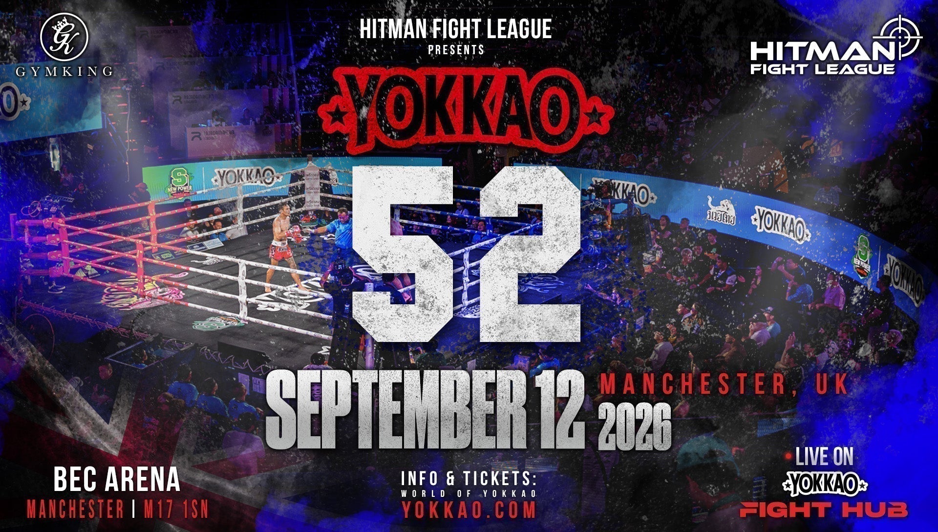 YOKKAO 52 Returns to the UK with Hitman Fight League