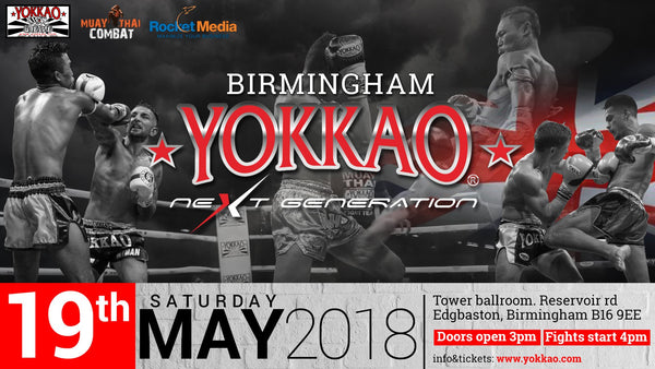 YOKKAO Next Generation Goes to Birmingham on 19th May!