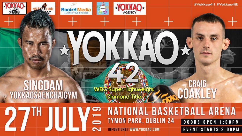 BREAKING: Singdam vs Coakley for WBC Diamond title at YOKKAO 42