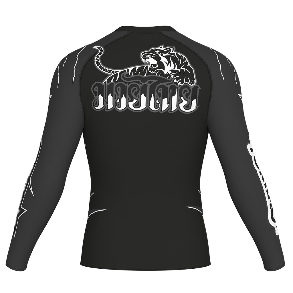 Scratch Compression Rashguard Long Sleeve Shirts