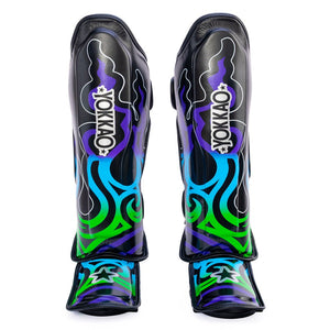 Flames Shin Guards